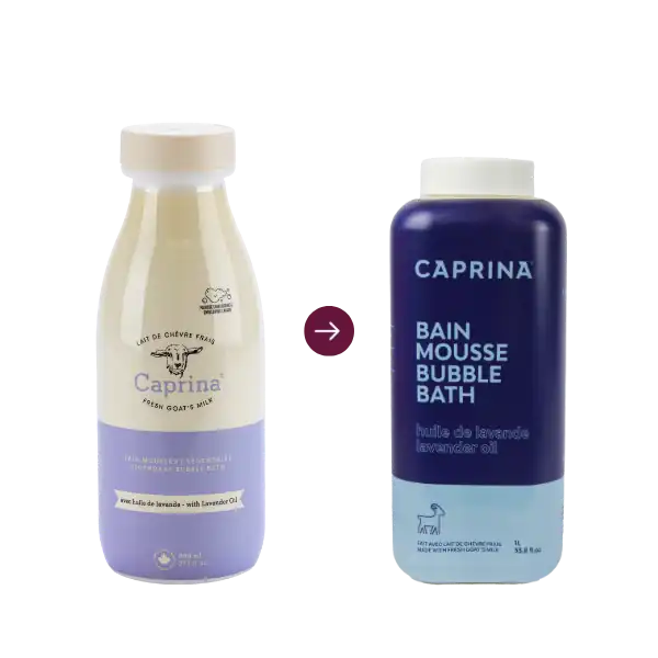 Bubble bath with fresh goat's milk, lavender oil 1L – Caprina