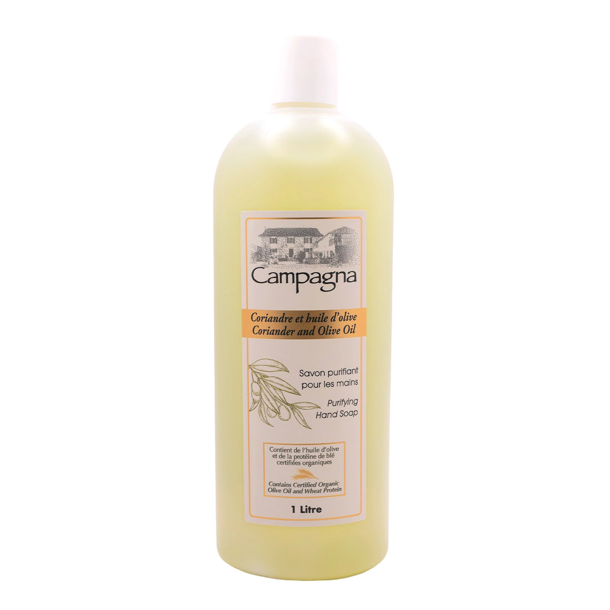 Purifying Hand Soap, Coriander and Olive Oil 1L – Campagna
