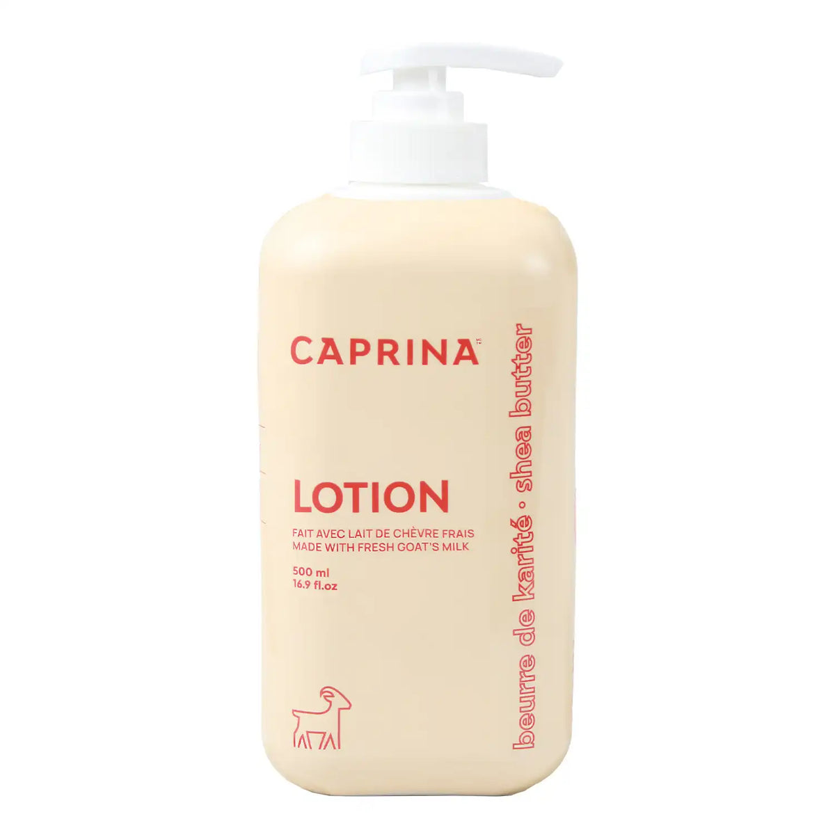 Moisturizing body lotion with fresh goat's milk, shea butter 500ml – Caprina