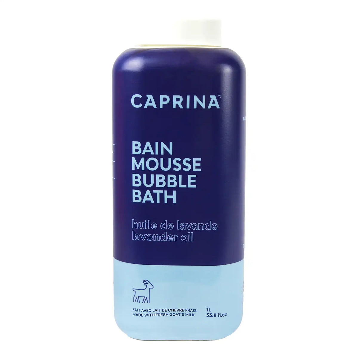Bubble bath with fresh goat's milk, lavender oil 1L – Caprina