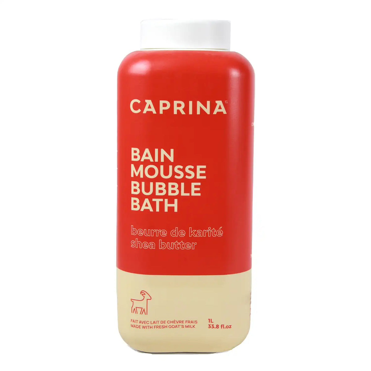 Bubble bath with fresh goat's milk, shea butter 1L – Caprina