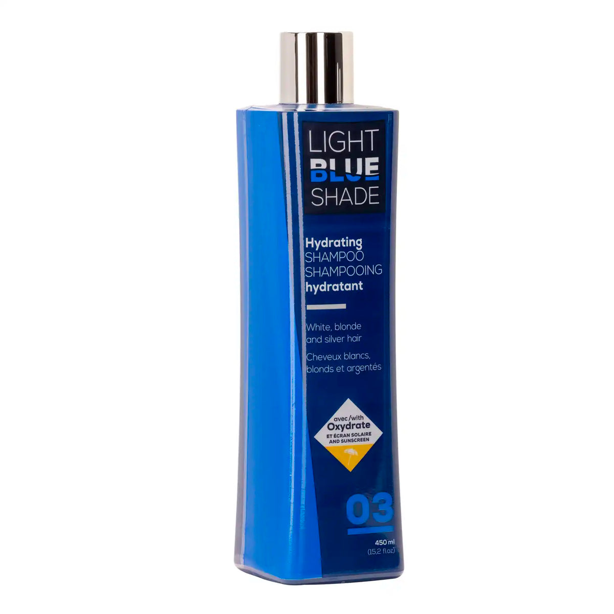 Hydrating blue shampoo 450ml – Light Blue Shade