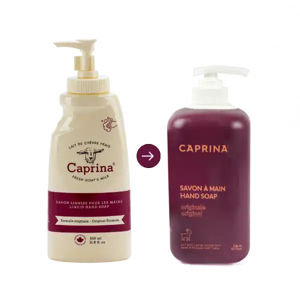 Liquid hand soap with fresh goat's milk, original formula 500ml – Caprina