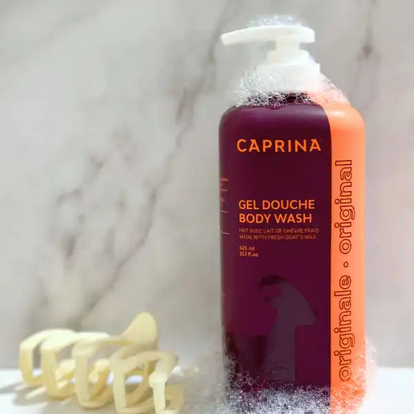 Moisturizing body wash with fresh goat's milk, original formula 625ml – Caprina