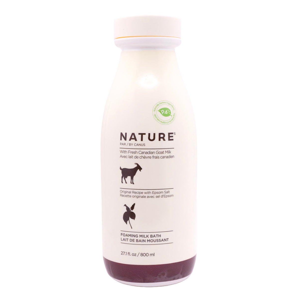 Foaming milk bath with fresh goat milk, Original recipe 800ml – Nature by Canus