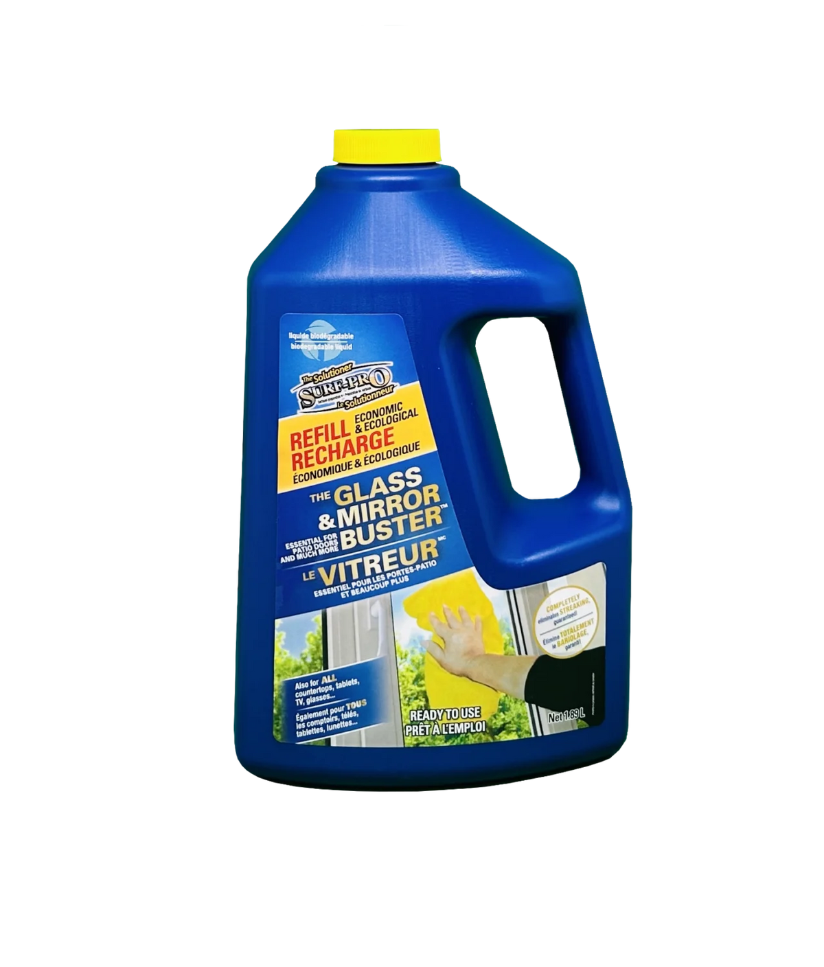 Glass & Mirror Buster 1,89L Refill – Surf Pro