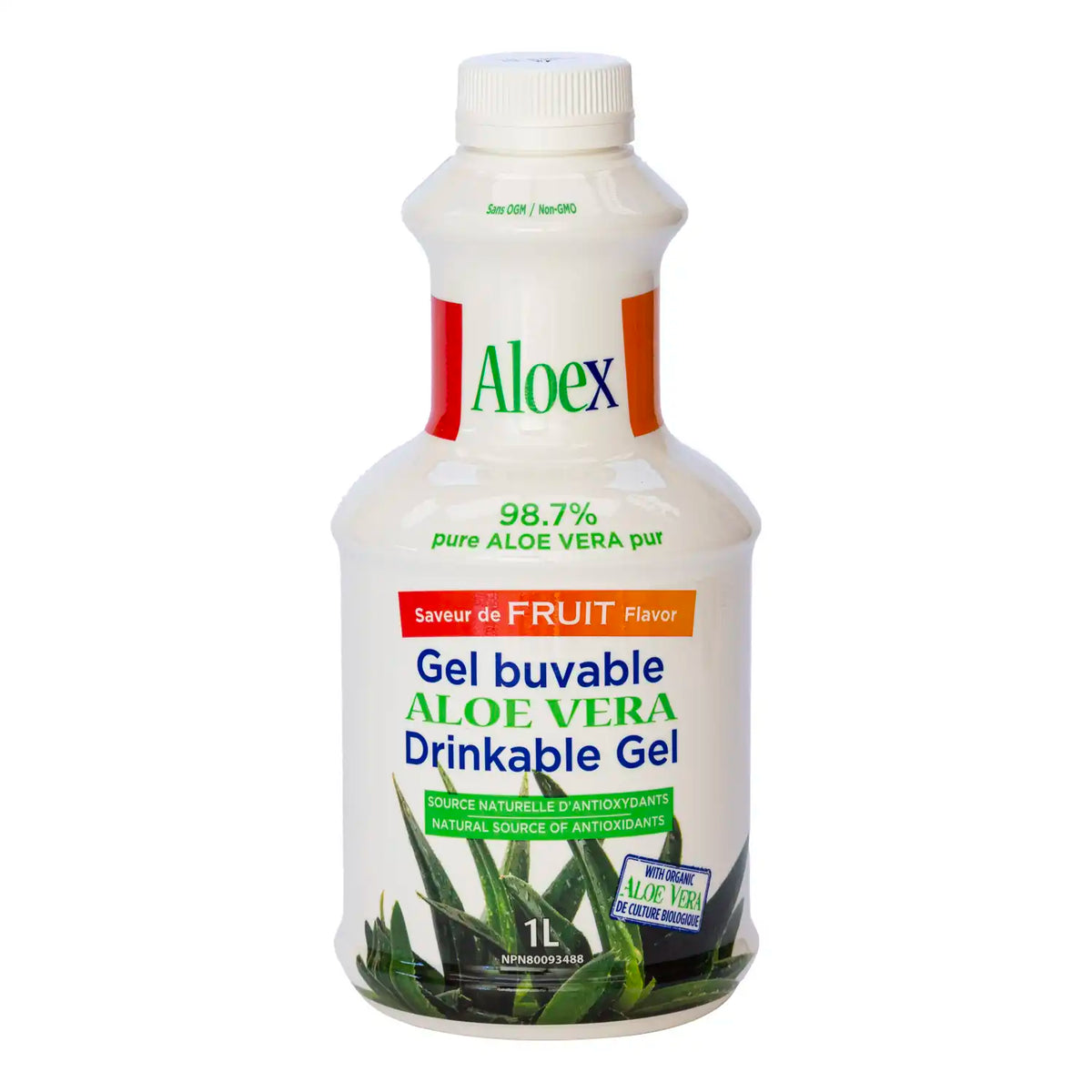 Aloe vera digestive health drinkable gel, fruits 1L – Aloex