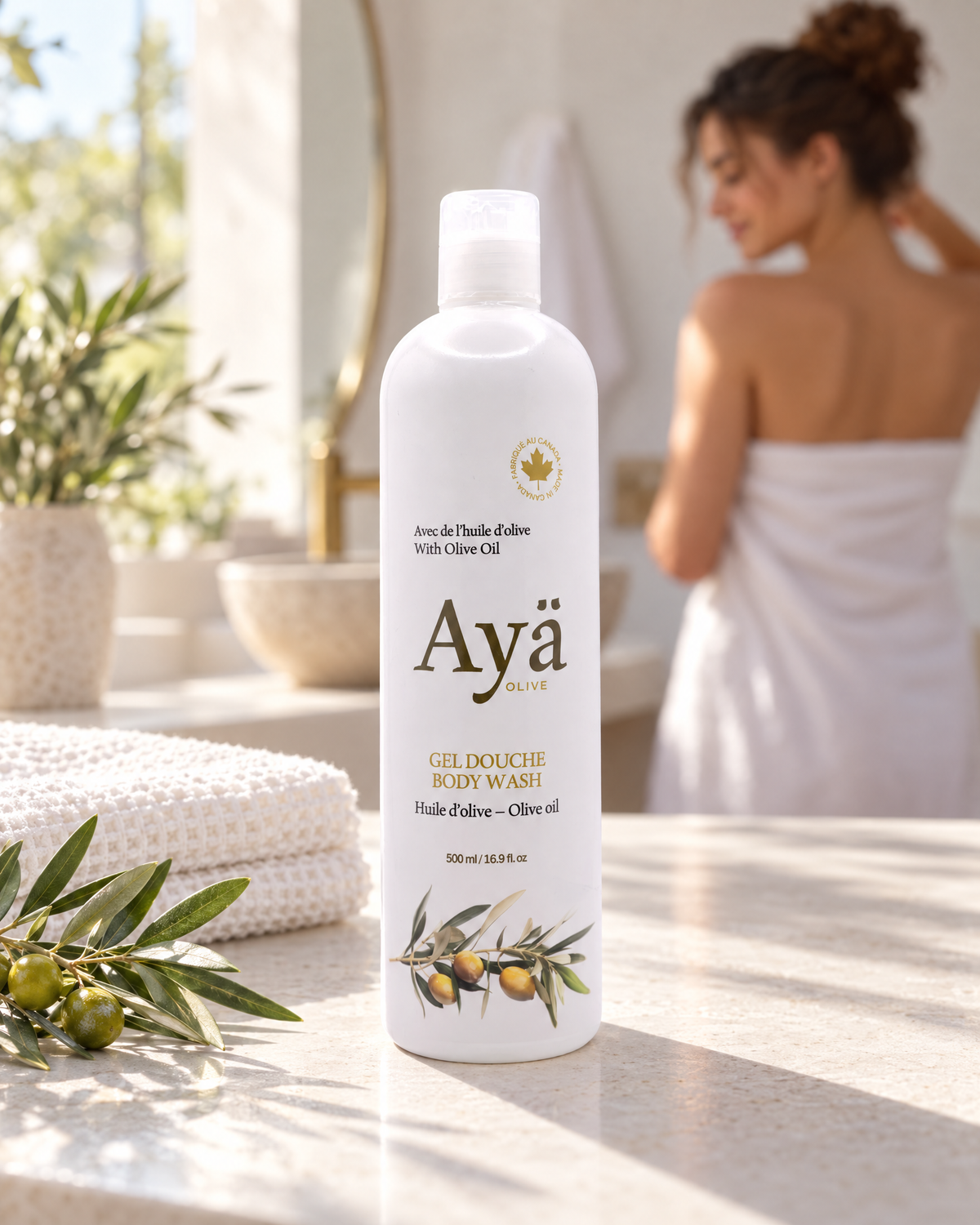 Body Wash made with Olive Oil, 500ml