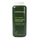 Liquid hand soap refill with fresh goat's milk, coriander and olive 1L – Caprina