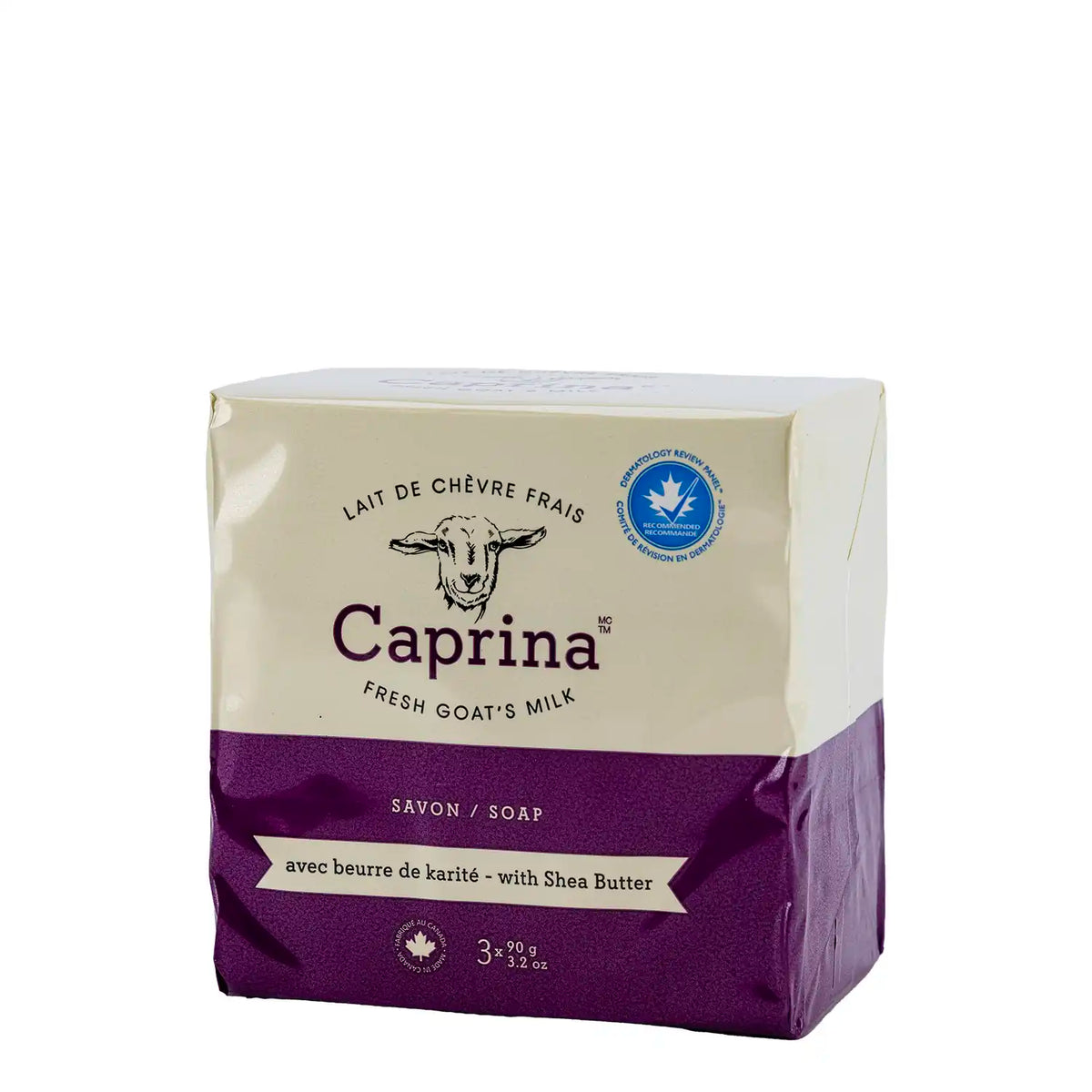 Soap bar with fresh goat's milk, shea butter 3x90g – Caprina