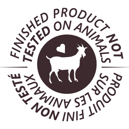 Finished product not tested on animals