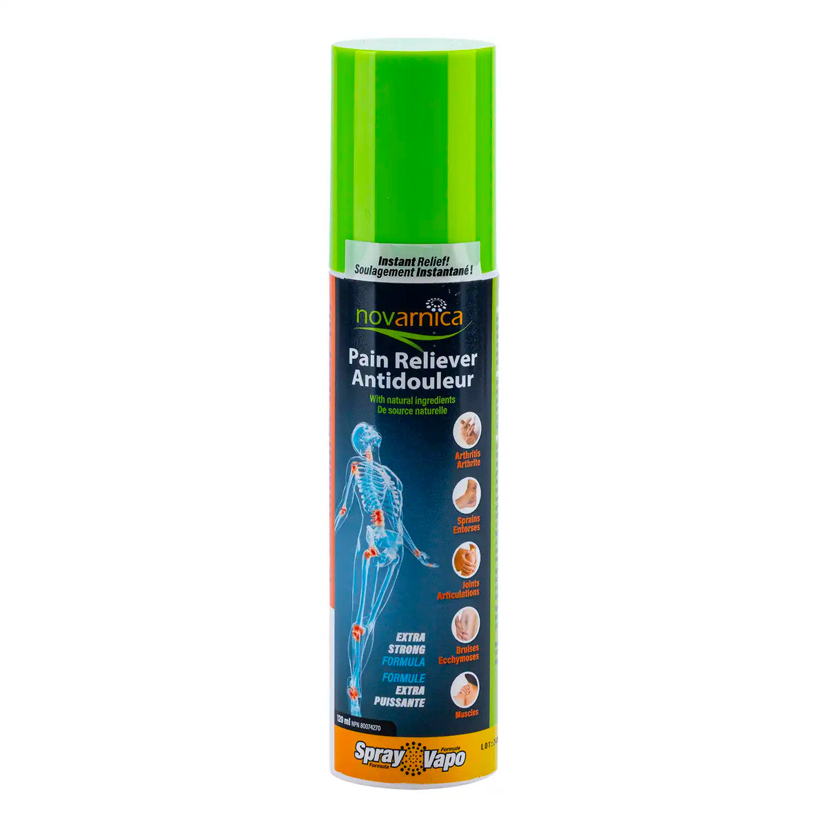 Body pain relief spray 120ml – Novarnica